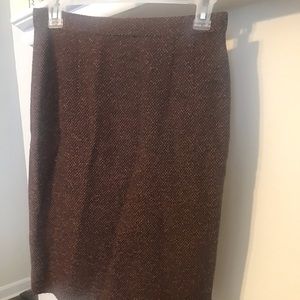 Multicolored Tweed work Skirt. Size 6